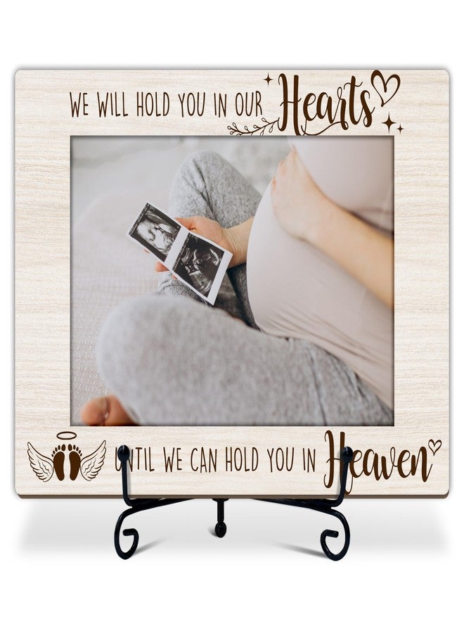 Mueddur Miscarriage Photo Frame, Sonogram Memorial Wooden Picture Frames, Sympathy Frame For Loss of Loved One, Goodness Miscarriage Gifts, Infant Loss Memorial Gifts For Mom Dad, 14 - Image 1
